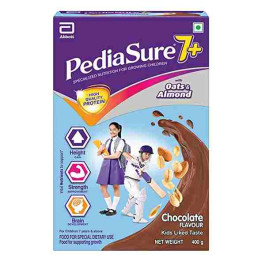 Pediasure 7 Specialized Chocolate Nutrition Drink 400g, Refill Pack for Complete Balanced Nutrition for Growing Children,Supports Height Gain,Muscle Strength  Brain Development